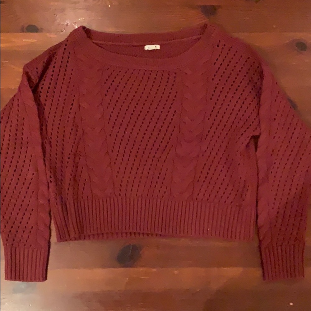 Garage Sweater Maroon
